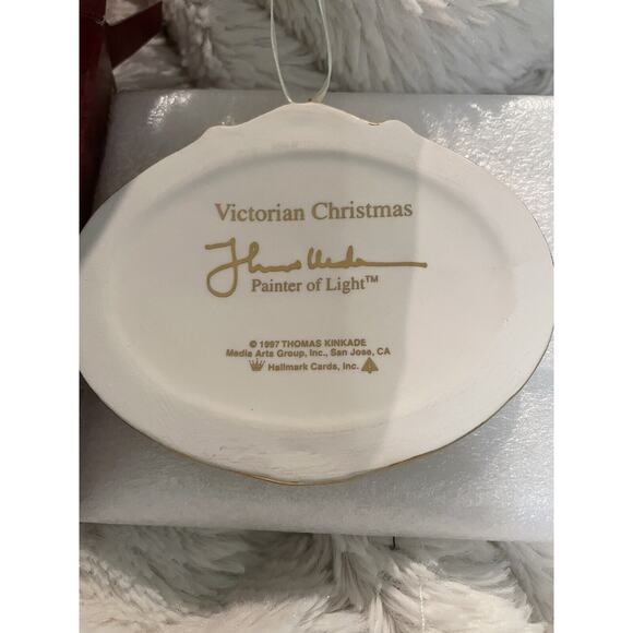 Hallmark Ornament 1997 Victorian Christmas Thomas Kinkade #1 in series - Picture 4 of 4